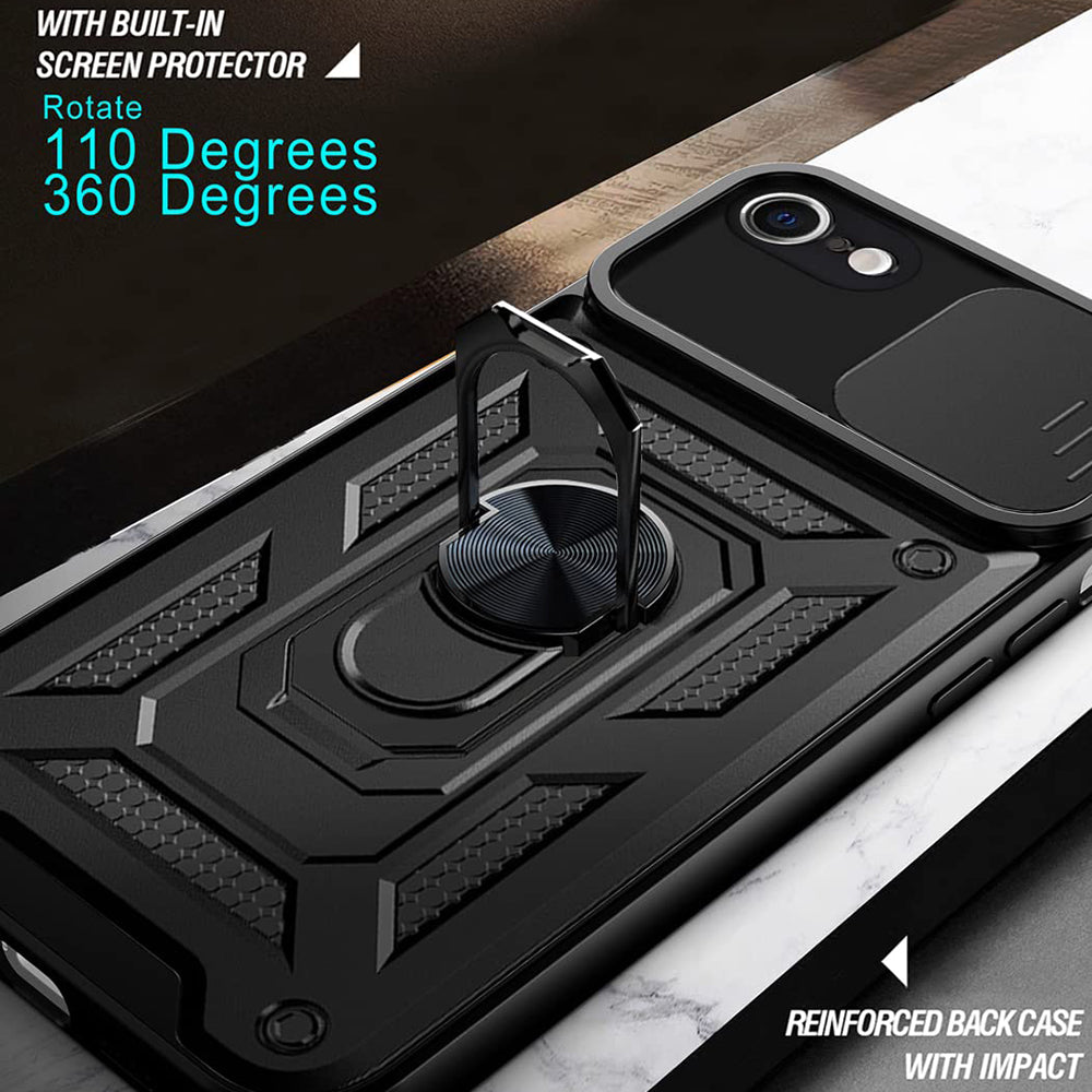 Husa de protectie Techsuit CamShield Series compatibil cu iPhone 6 / iPhone 6S, Negru