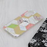 Husa de protectie Techsuit Marble Series compatibil cu Oppo A78 4G, Mov Hex