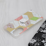 Husa de protectie Techsuit Marble Series compatibil cu Oppo A78 4G, Mov Hex