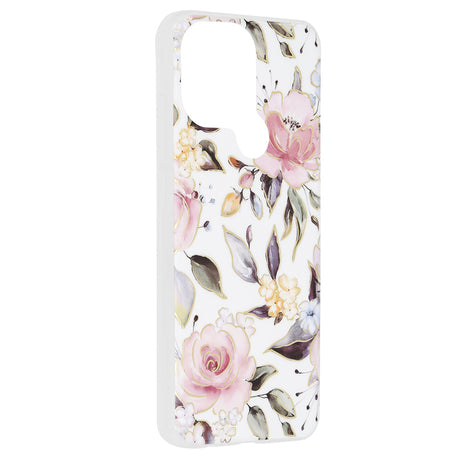 Husa de protectie Techsuit Marble Series compatibil cu Xiaomi Redmi A1+ / A2+, Chloe White