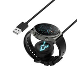 Incarcator Techsuit SmartWatch Wireless Charging Cable (THC1), for Huawei Watch 4/4 Pro/Honor 4 Pro, USB, 10W, Desk Holder, Negru