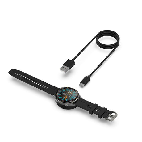 Incarcator Techsuit SmartWatch Wireless Charging Cable (THC3), for Huawei Watch GT/GT2/Honor Watch GS3i, USB, 3.5W, Negru