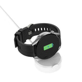 Incarcator Techsuit SmartWatch Wireless Charging Cable (THC4), for Huawei Watch GT/GT2/Honor Watch GS3i, USB, Desk Holder, Negru