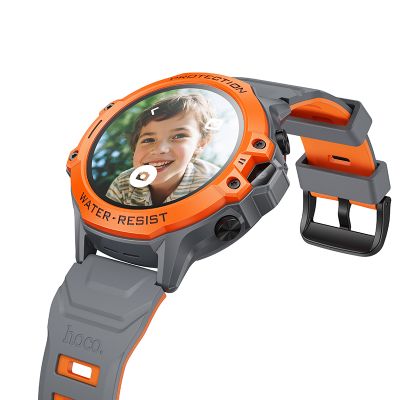 Smartwatch pentru copii Hoco Y107, 4G GPS, WiFi, 700mAh, 1.69” cu functie de apelare
