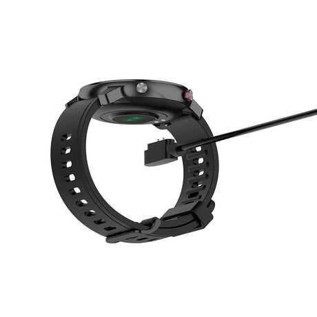 Incarcator Techsuit SmartWatch Wireless Charging Cable (TXC4), for Haylou Bling LS12/RT LS05S/Oneplus Nord Watch, USB, 3.5W, Negru