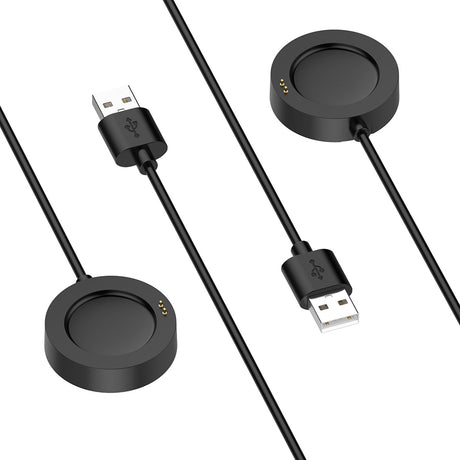 Incarcator Techsuit SmartWatch Wireless Charging Cable (TXC5), for Xiaomi Watch S4/2/S3/H1/Watch2 Pro/Watch S2, Negru