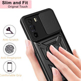 Husă Techsuit CamShield Series neagră pentru Motorola Edge 30