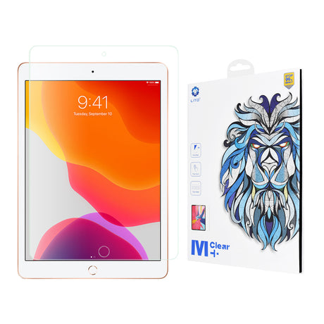 Husa de protectie tableta Lito 2.5D Classic Glass compatibil cu Apple iPad 10.2 (2021 / 2020 / 2019), Transparent