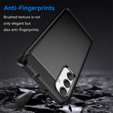 Husa de protectie Techsuit Carbon Silicone compatibil cu Samsung Galaxy A25 5G, Negru