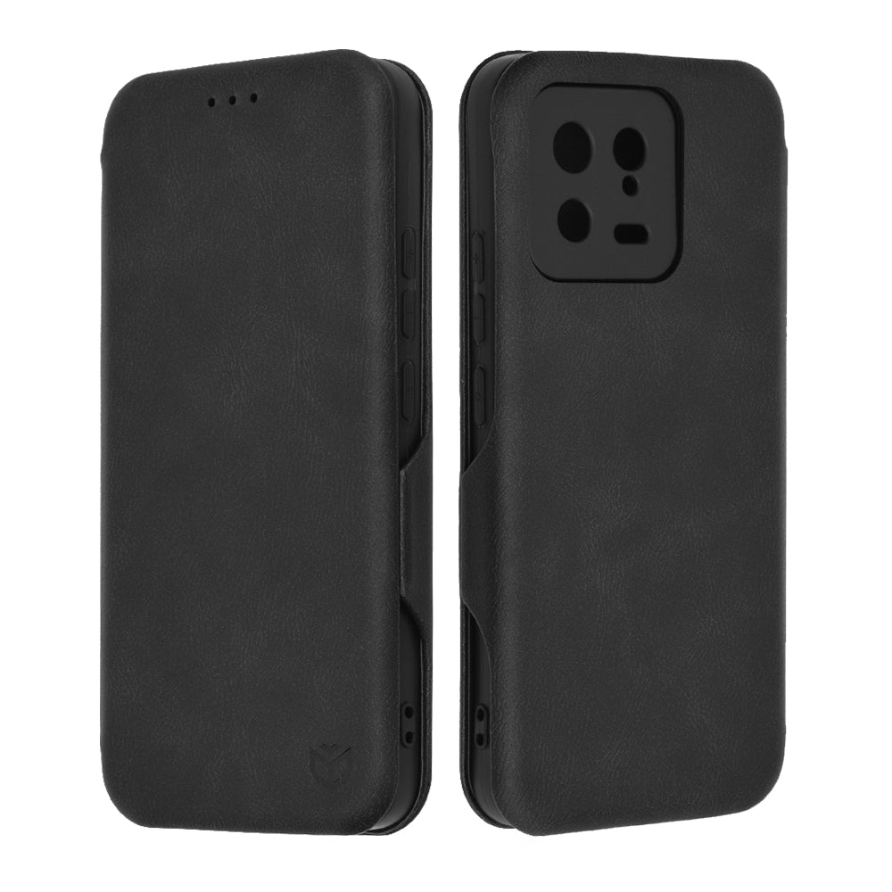 Husa de protectie Techsuit Safe Wallet Plus compatibil cu Xiaomi 13, Negru