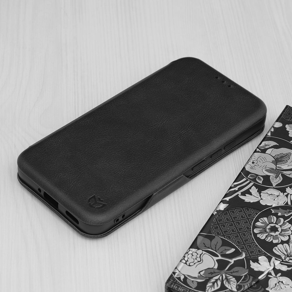Husa de protectie Techsuit Safe Wallet Plus compatibil cu Xiaomi 13, Negru