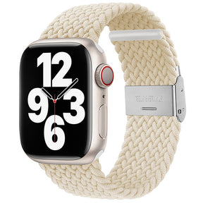 Curea smartwatch Techsuit Watchband (W032) compatibil cu Apple Watch 1/2/3/4/5/6/7/8/9/10/11/SE/SE 2/SE 3 (38/40/41/42mm), Star Light