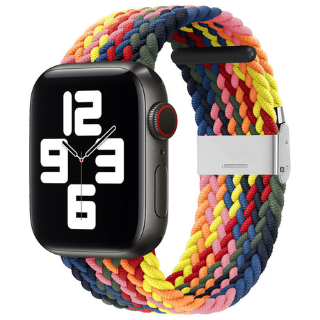 Curea smartwatch Techsuit Watchband (W032) compatibil cu Apple Watch 1/2/3/4/5/6/7/8/9/10/11/SE/SE 2/SE 3/Ultra/2/3 (42/44/45/46/49mm), Colorful Pink