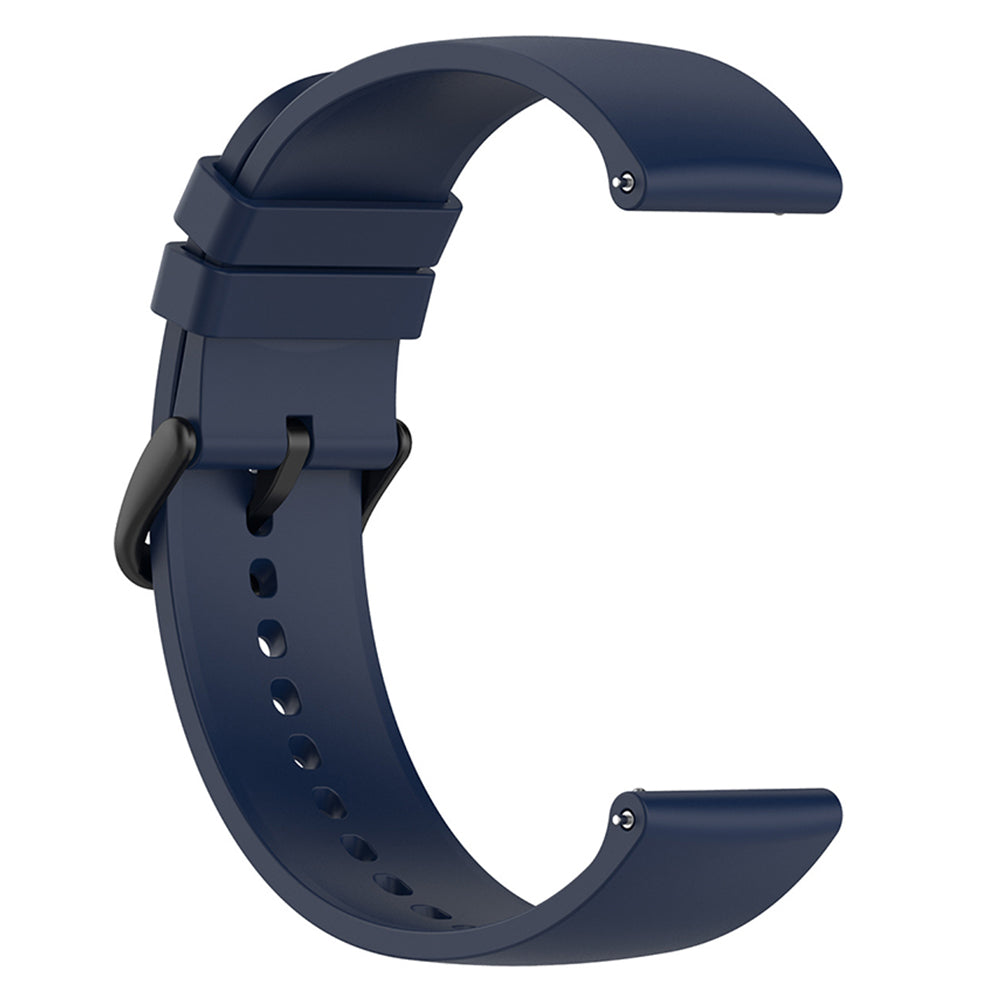 Curea smartwatch Techsuit Watchband 20mm (W001) compatibil cu Samsung Galaxy Watch 4/5/Active 2, Huawei Watch GT 3 (42mm)/GT 3 Pro (43mm), Albastru Inchis