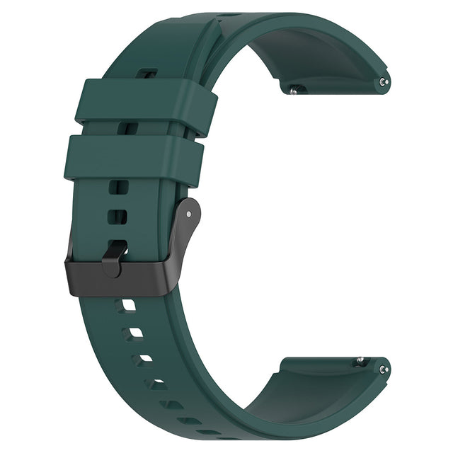 Curea smartwatch Techsuit Watchband 20mm (W026) compatibil cu Samsung Galaxy Watch 4/5/Active 2, Huawei Watch GT 3 (42mm)/GT 3 Pro (43mm), Verde Inchis