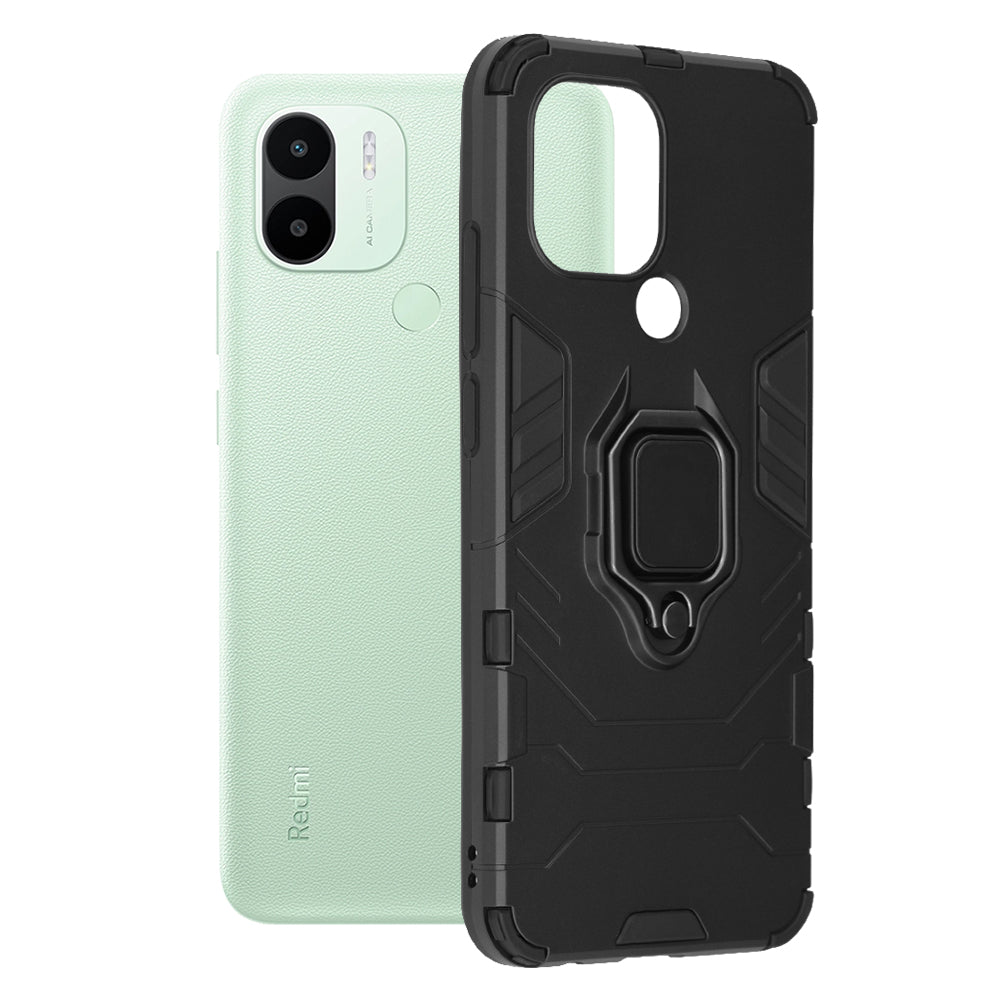 Husa de protectie Techsuit Silicone Shield compatibil cu Xiaomi Redmi A1+ / A2+, Negru
