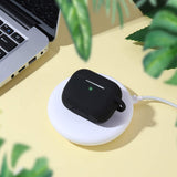 Casti Techsuit Silicone Case, for AirPods Pro 1 / 2, Smooth Ultrathin Material, Negru