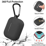 Casti Techsuit Silicone Case, for AirPods Pro 1 / 2, Smooth Ultrathin Material, Negru
