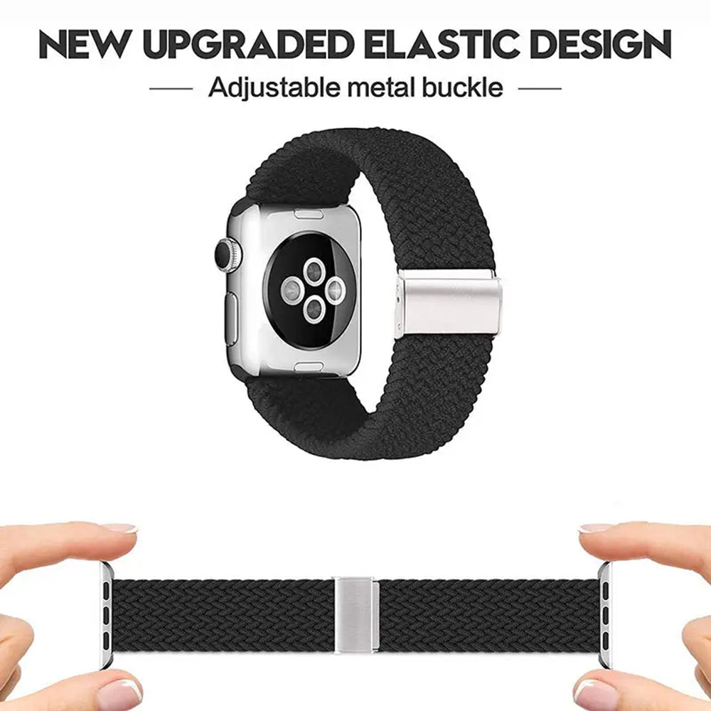 Curea smartwatch Techsuit Watchband (W032) compatibil cu Apple Watch 1/2/3/4/5/6/7/8/9/10/11/SE/SE 2/SE 3 (38/40/41/42mm), Heartbeat Purple