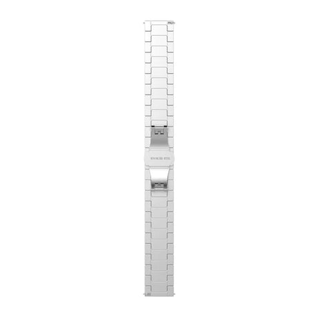Curea smartwatch Techsuit Watchband 20mm (W012) compatibil cu Samsung Galaxy Watch 4/5/Active 2, Huawei Watch GT 3 (42mm)/GT 3 Pro (43mm), Argintiu