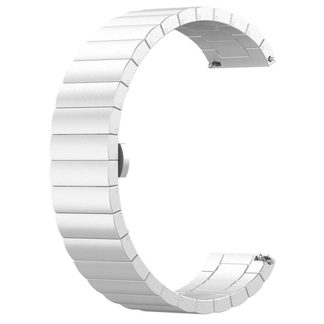 Curea smartwatch Techsuit Watchband 20mm (W012) compatibil cu Samsung Galaxy Watch 4/5/Active 2, Huawei Watch GT 3 (42mm)/GT 3 Pro (43mm), Argintiu