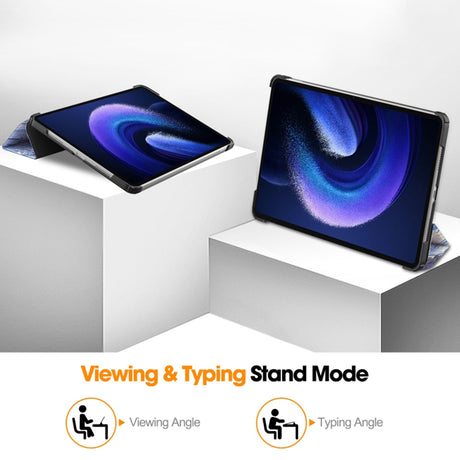 Husa de protectie tableta Techsuit FoldPro compatibil cu Xiaomi Pad 6 / Pad 6 Pro, Starry Night