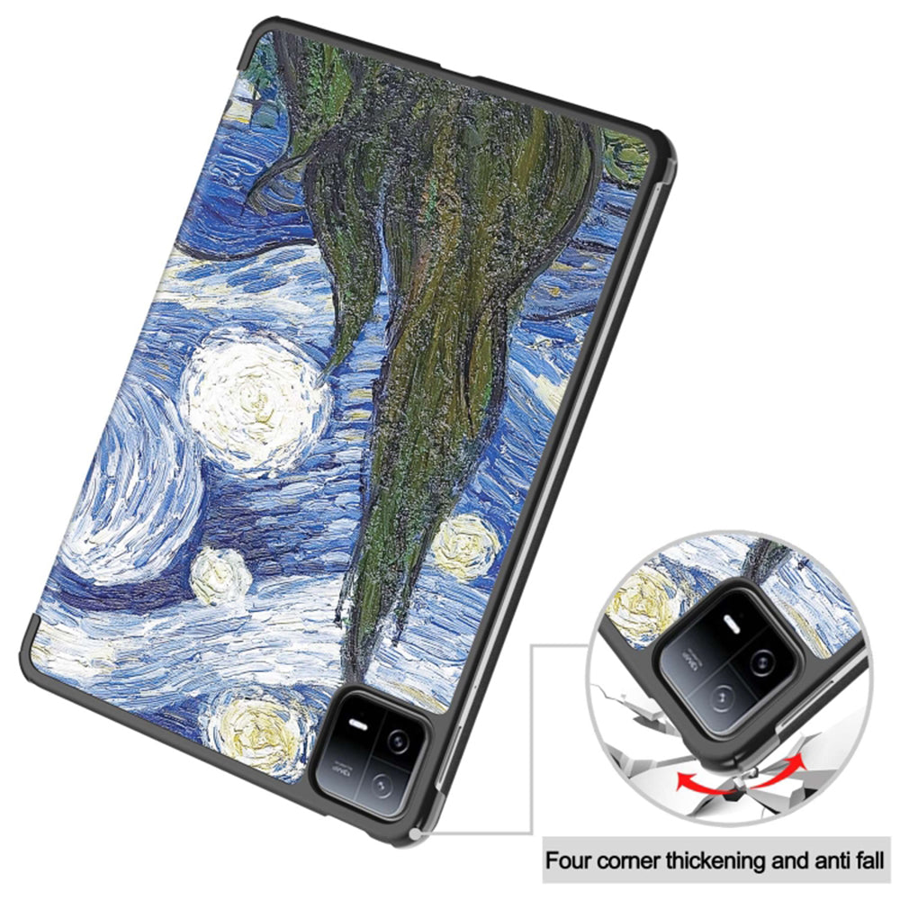Husa de protectie tableta Techsuit FoldPro compatibil cu Xiaomi Pad 6 / Pad 6 Pro, Starry Night
