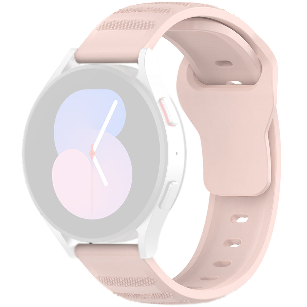 Curea smartwatch Techsuit Watchband 22mm (W050) compatibil cu Huawei Watch GT 2 (46mm)/GT 2 Pro/GT 3 Pro (46mm)/Ultimate, Xiaomi Watch S1, Roz