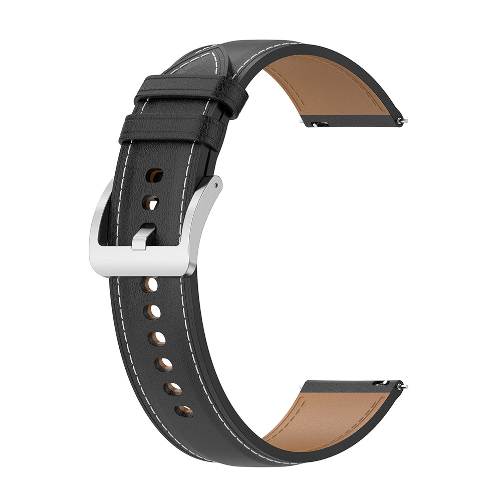 Curea smartwatch Techsuit Watchband 20mm (W048) compatibil cu Samsung Galaxy Watch 4/5/Active 2, Huawei Watch GT 3 (42mm)/GT 3 Pro (43mm), Negru
