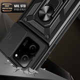 Husa de protectie Techsuit CamShield Series compatibil cu Xiaomi 13T / 13T Pro, Negru