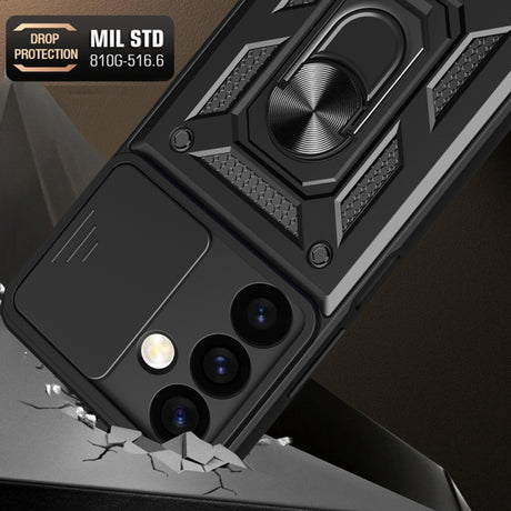 Husa de protectie Techsuit CamShield Series compatibil cu Samsung Galaxy S24, Negru