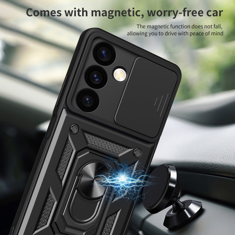 Husa de protectie Techsuit CamShield Series compatibil cu Samsung Galaxy S24, Negru
