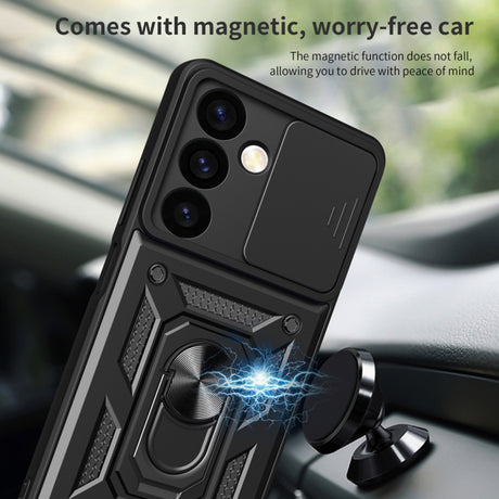 Husa de protectie Techsuit CamShield Series compatibil cu Samsung Galaxy S24, Negru