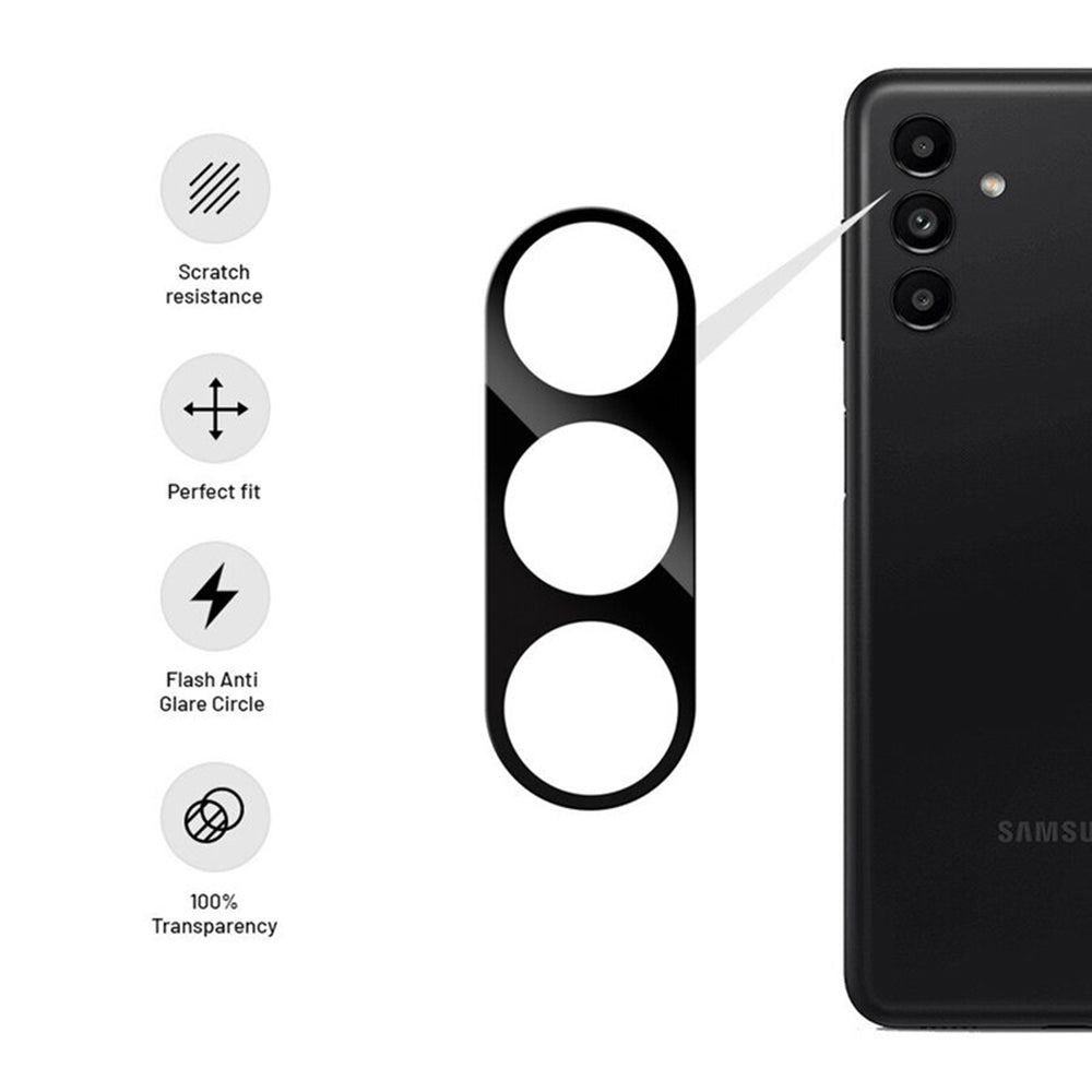 Folie de protectie Techsuit Full Camera Glass compatibil cu Samsung Galaxy S24 Plus, Negru