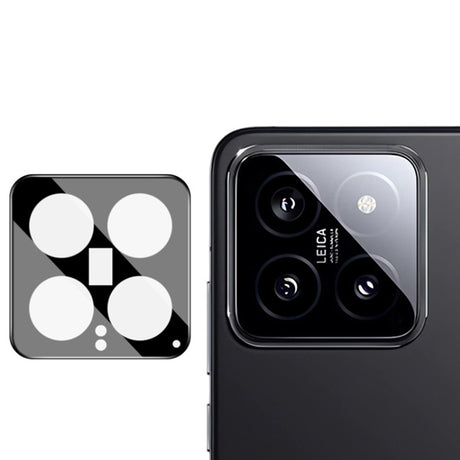 Folie de protectie Techsuit Full Camera Glass compatibil cu Xiaomi 14, Negru