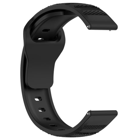 Curea smartwatch Techsuit Watchband 20mm (W050) compatibil cu Samsung Galaxy Watch 4/5/Active 2, Huawei Watch GT 3 (42mm)/GT 3 Pro (43mm), Negru