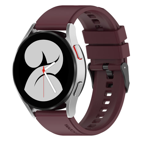 Curea smartwatch Techsuit Watchband 20mm (W026) compatibil cu Samsung Galaxy Watch 4/5/Active 2, Huawei Watch GT 3 (42mm)/GT 3 Pro (43mm), Burgundy