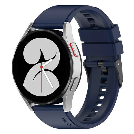 Curea smartwatch Techsuit Watchband 20mm (W026) compatibil cu Samsung Galaxy Watch 4/5/Active 2, Huawei Watch GT 3 (42mm)/GT 3 Pro (43mm), Albastru Inchis