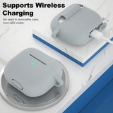 Casti Techsuit Silicone Case, for Apple AirPods 3, Smooth Ultrathin Material, Gri