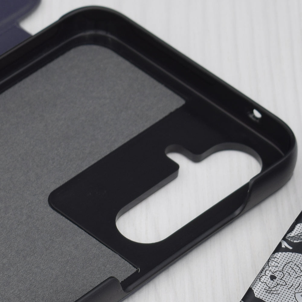 Husa de protectie Techsuit eFold Series compatibil cu Samsung Galaxy A35 5G, Albastru Inchis