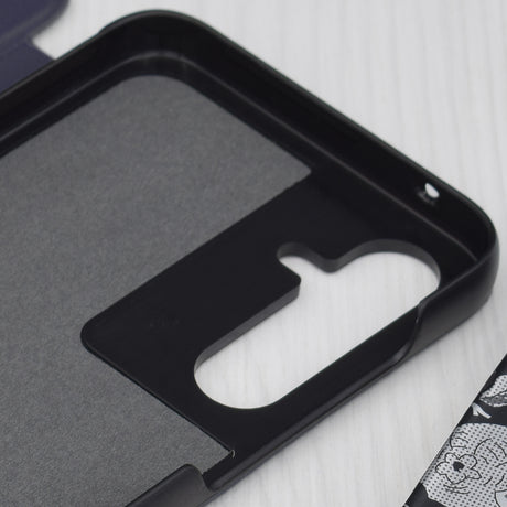 Husa de protectie Techsuit eFold Series compatibil cu Samsung Galaxy A35 5G, Albastru Inchis