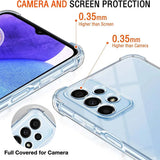 Husa de protectie Techsuit Shockproof Clear Silicone compatibil cu Samsung Galaxy A23 4G / A23 5G, Transparent