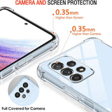 Husa de protectie Techsuit Shockproof Clear Silicone compatibil cu Samsung Galaxy A53 5G, Transparent