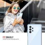 Husa de protectie Techsuit Shockproof Clear Silicone compatibil cu Samsung Galaxy A53 5G, Transparent