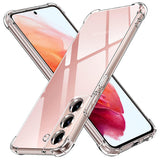 Husa de protectie Techsuit Shockproof Clear Silicone compatibil cu Samsung Galaxy S22 5G, Transparent