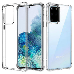 Husa de protectie Techsuit Shockproof Clear Silicone compatibil cu Samsung Galaxy S20 Plus 4G / S20 Plus 5G, Transparent