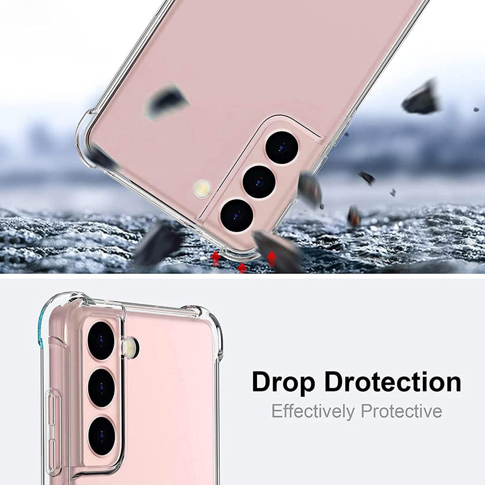 Husa de protectie Techsuit Shockproof Clear Silicone compatibil cu Samsung Galaxy S21 5G, Transparent
