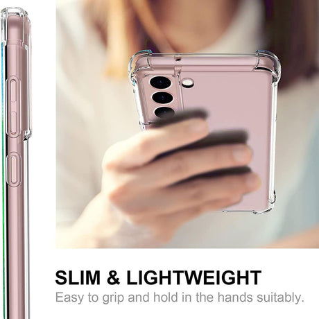 Husa de protectie Techsuit Shockproof Clear Silicone compatibil cu Samsung Galaxy S21 5G, Transparent