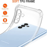 Husa de protectie Techsuit Shockproof Clear Silicone compatibil cu Samsung Galaxy A13 5G / A04S, Transparent