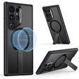 ESR Husa de protectie ESR Boost Flickstand HaloLock compatibil cu Samsung Galaxy S24 Ultra, Negru Mat